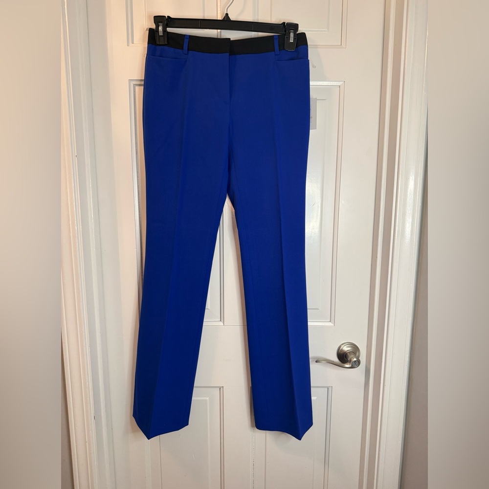 Calvin Klein Cobalt Blue Dress Pants NWT Size 2 High Waisted